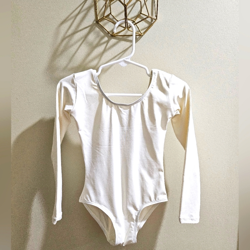 2t girls ivory leotard